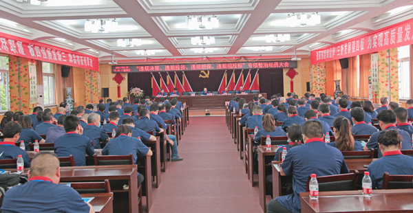 公司召開“違規(guī)決策、違規(guī)投資、違規(guī)擔(dān)保、違規(guī)招投標(biāo)”專項(xiàng)整治動(dòng)員大會(huì)