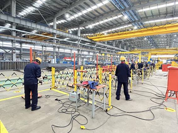 公司舉辦電焊工、電工技術(shù)比武